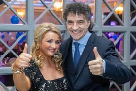 The Supervet, Noel Fitzpatrick and Trudi Lalor at the Lovely Laois Homecoming Festival Gala Dinner in 2025. Photo: Alf Harvey.