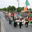 A large crowd taking part in March for Palestine on August 2. Photo: Vicky Comerford