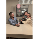 Sinead O'Brien with husband Simon Fitzgerald and son Jacob following the joyful gender reveal