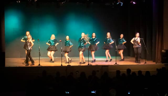 Mountmellick Macra performing at the Macra Capers Finals in Mountmellick Arts Centre in 2005. Photo: Denis Byrne