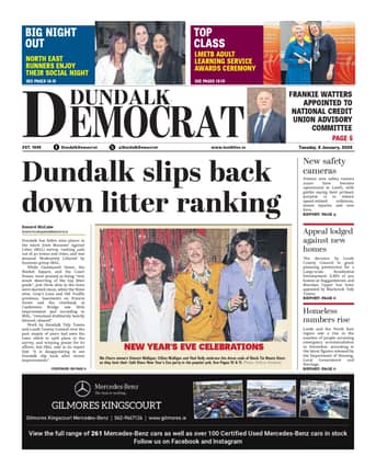 This week's Dundalk Democrat front page