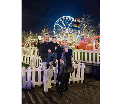 Influencer and business owner Sinead O'Brien with her husband Simon Fitzgerald and their son Jacob