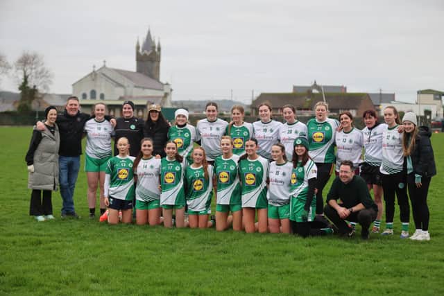 “There was a definite preference for goals on display, while some of the tackling left many convinced that ref Chis Kelly had forgotten his glasses and the less said about the umpiring, the better. In the end, we think respective mentors Conor Carney and Jim Kane agreed to call it a draw.