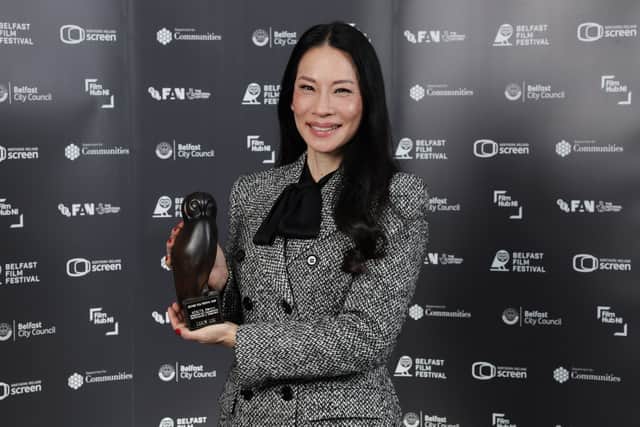 Kill Bill star Lucy Liu delighted audiences at the Belfast Film Festival in November with a special screening of her latest movie Rosemead, and also received the Realta award.