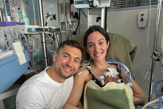 Mrs Melly said she was initially “very relaxed” when she went to hospital in May 2024 after experiencing some bleeding, as an assessment deemed her at low risk of actually giving birth.