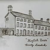 Conjectural drawing of Moylish House by Matthew Clarke, 3rd year student School of Architecture, University of Limerick