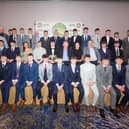 The Offaly minor football squad and management with special guest Cormac Egan