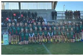 The Scoil Chriost Rí team before Tuesday's final
