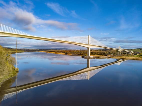 The Rose Fitzgerald Kennedy Bridge links Kilkenny and Wexford