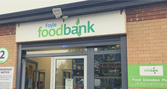 Foyle Foodbank has seen individual users increase 230% from 6,805 to 15,735