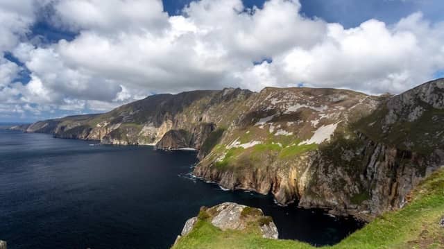 The tour was at the Sliabh Liag cliffs when the driver was approached by the inspector