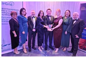 (L-R) Antoinette Brennan, Christine Collins, Cllr Barry Walsh, Siobhán Grealy, Seanie Morris, Kelley Keogh, Angela McEvoy, and Ray Bell at the Excellence in Local Government Awards