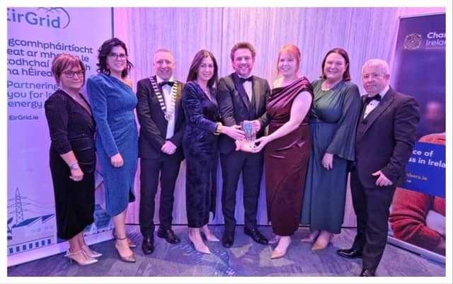 (L-R) Antoinette Brennan, Christine Collins, Cllr Barry Walsh, Siobhán Grealy, Seanie Morris, Kelley Keogh, Angela McEvoy, and Ray Bell at the Excellence in Local Government Awards