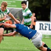 Charlie Sheridan in superb form against Armagh in the Energia AIL Division 1B game on Saturday in Armagh