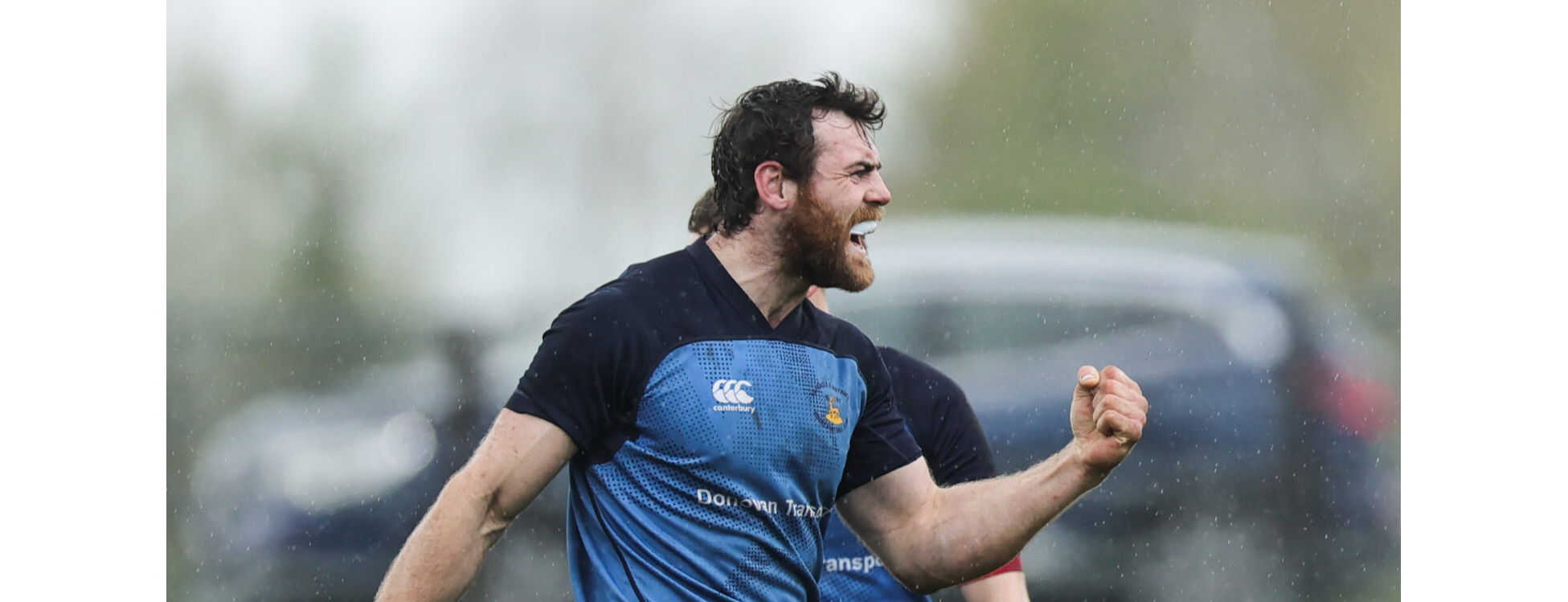 Kevin Kinane celebrates scoring Kilfeacle’s first try against Mallow last Sunday