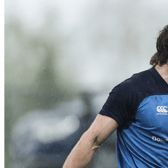 Kevin Kinane celebrates scoring Kilfeacle’s first try against Mallow last Sunday
