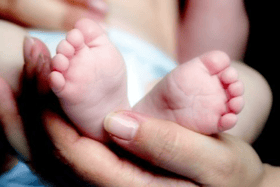 The first baby born at UMHL arrived at 12.37am
