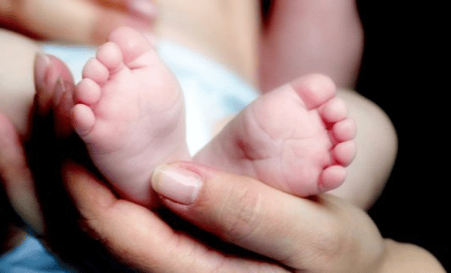 The first baby born at UMHL arrived at 12.37am