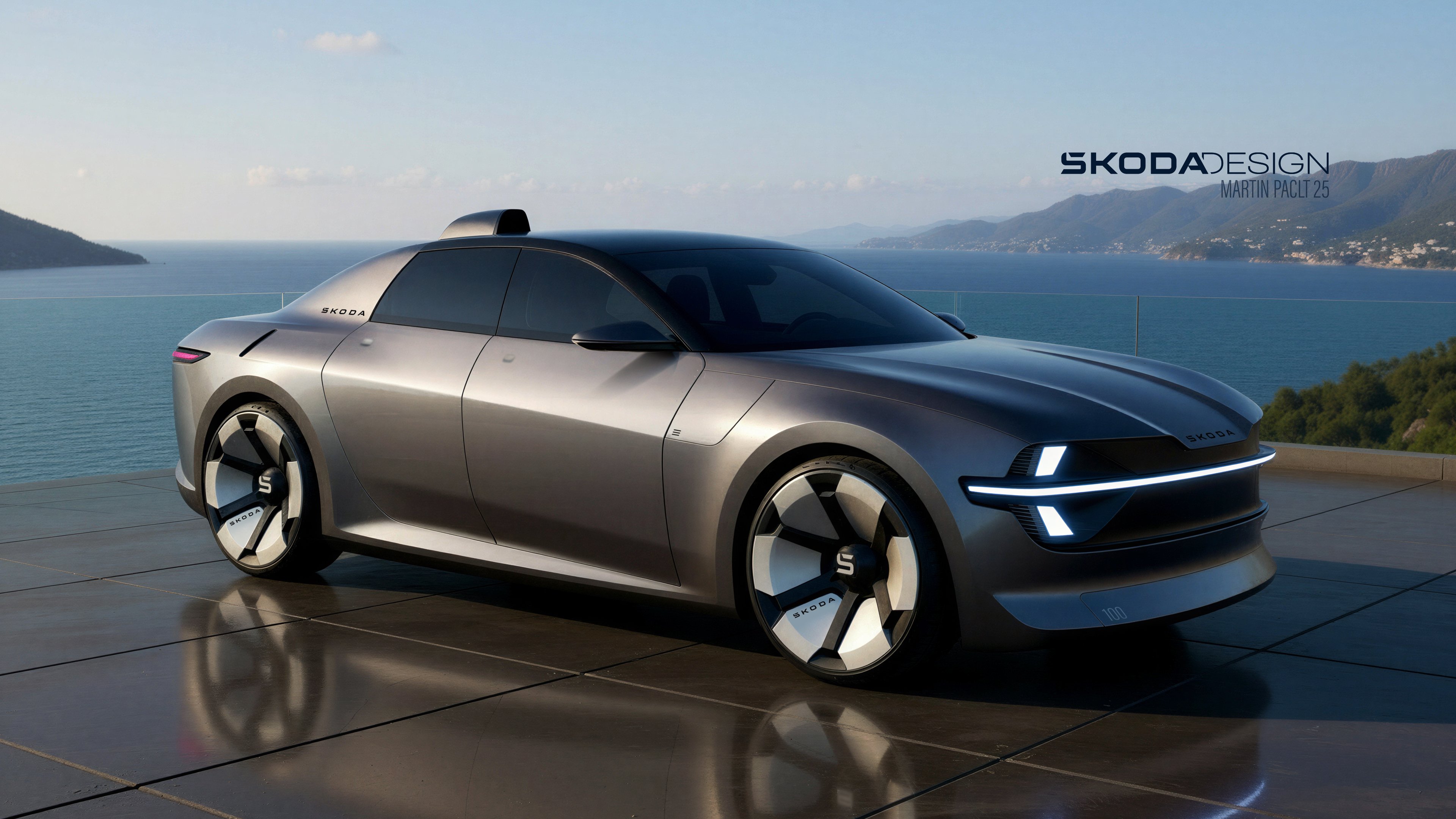 Skoda pays tribute to old 100 saloon with modern-day electric Concept