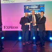Laois Camogie Management team win Sports Award.