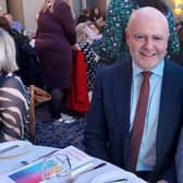 Cllr Barry Walsh, Cathaoirleach of Laois County Council, with Michael Rainey, Council CEO, at the Community and Voluntary Awards. Pic: Leinster Express .