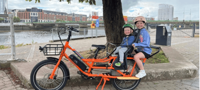 The Limerick Cycling Campaign is celebrating the third anniversary of their E-Cargo Bike Trial