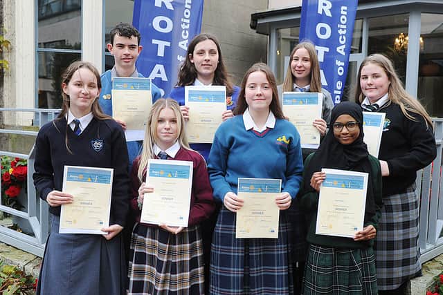 The competition at Dundalk schools level was generously sponsored by Dundalk Credit Union and Ballymascanlon House Hotel.