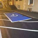 The new disabled parking bay at O'Connell Street in Birr.