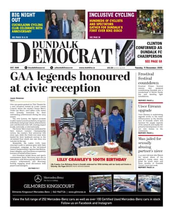 This week's Dundalk Democrat front page