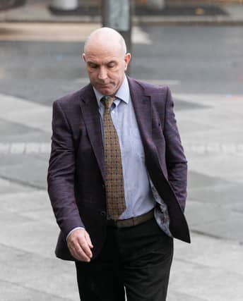 Former Kilkenny hurler DJ Carey at the Criminal Courts of Justice in Dublin today. Picture: Gareth Chaney/PA