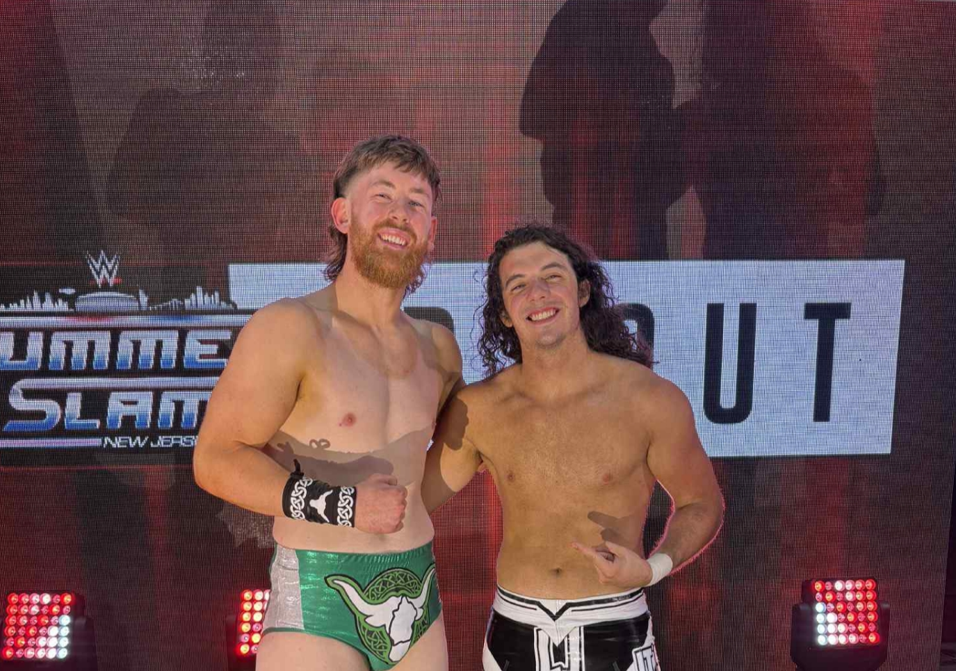 Conor Brady Lee (CBL) pictured on left