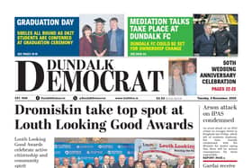 This week's Dundalk Democrat front page