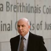 Former Kilkenny hurler DJ Carey arrives at the Criminal Courts of Justice in July 2, 2025. Picutre: Niall Carson/PA Wire