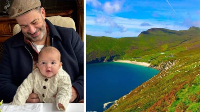 Jimmy Kimmel, host of Jimmy Kimmel Live on ABC, was in Mayo and Ireland last week