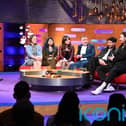 Graham Norton and his guests on Friday night's show. Photo: Matt Crossick/PA Media