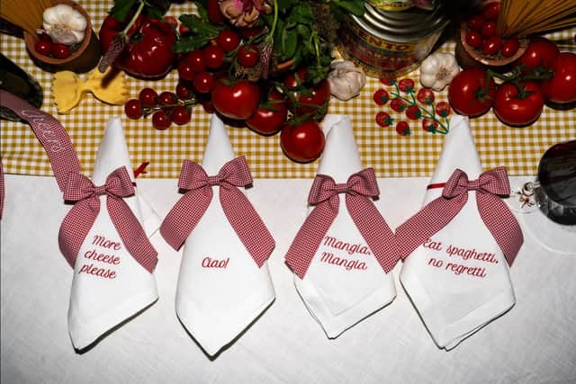“Do you have really beautiful wine charms? Are there placemats? Is there a beautiful tablecloth? Do you have name cards? All of these things that, again, are making your guests feel seen and appreciated.”