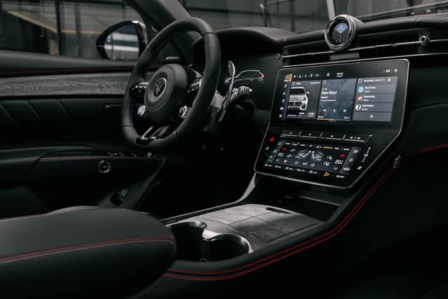 For 2026, the Italian firm has given the electric SUV a few technological upgrades, including a new all-wheel drive disconnect system, which allows the vehicle to send traction to the rear axle when the all-wheel drive system is not being used, to help boost the car’s efficiency.