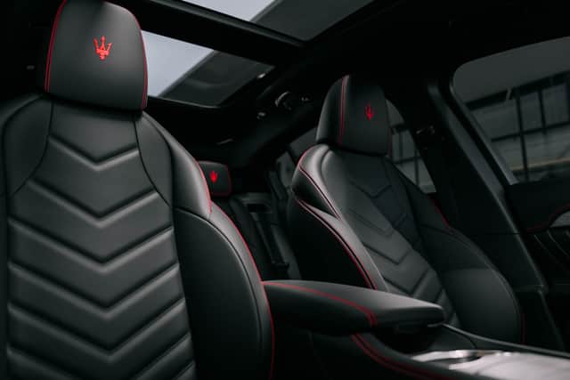 Inside, there is a choice of three new interior upholsteries with Premium Pelle Ghiaccio Grey, Sport Leather Nero/Rosso Black and Red and Sport Leather Nero/Giallo Black and Yellow.