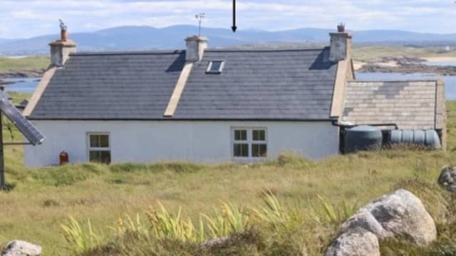 View of landowner's dwelling at Owey Island