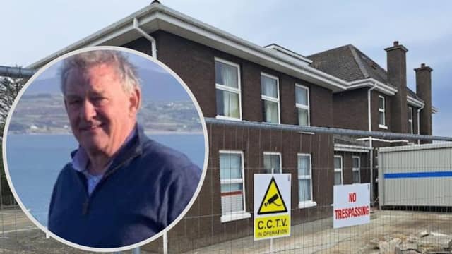 Peter Casey, inset, has submitted plans for development at Ludden House