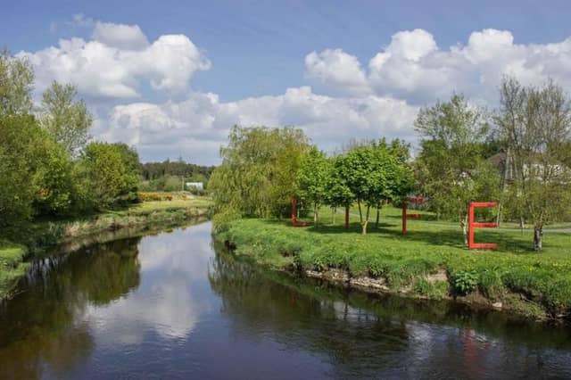 The river Barrow in Portarlington.