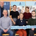 Ray Callaghan SITA, Karen Donaldson FinTru, Niamh Donnelly Solis EMC, Michael Murphy ATU Sport, Gerard Martin Careers Officer, Orla Flynn ATU President, Joseph Sweeney SU President, Claire Hamill PGIM