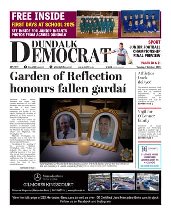 This week's Dundalk Democrat front page