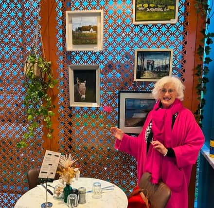 Kildare artist displays works in Curragh Racecourse café. Photograph credit: Orby's by Lucy via Instagram