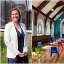 Caroline Lydon, CEO of Laois Partnership, which is drving the project in Mountrath at BloomHQ which is a renovated part of the old school.