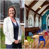 Caroline Lydon, CEO of Laois Partnership, which is drving the project in Mountrath at BloomHQ which is a renovated part of the old school.