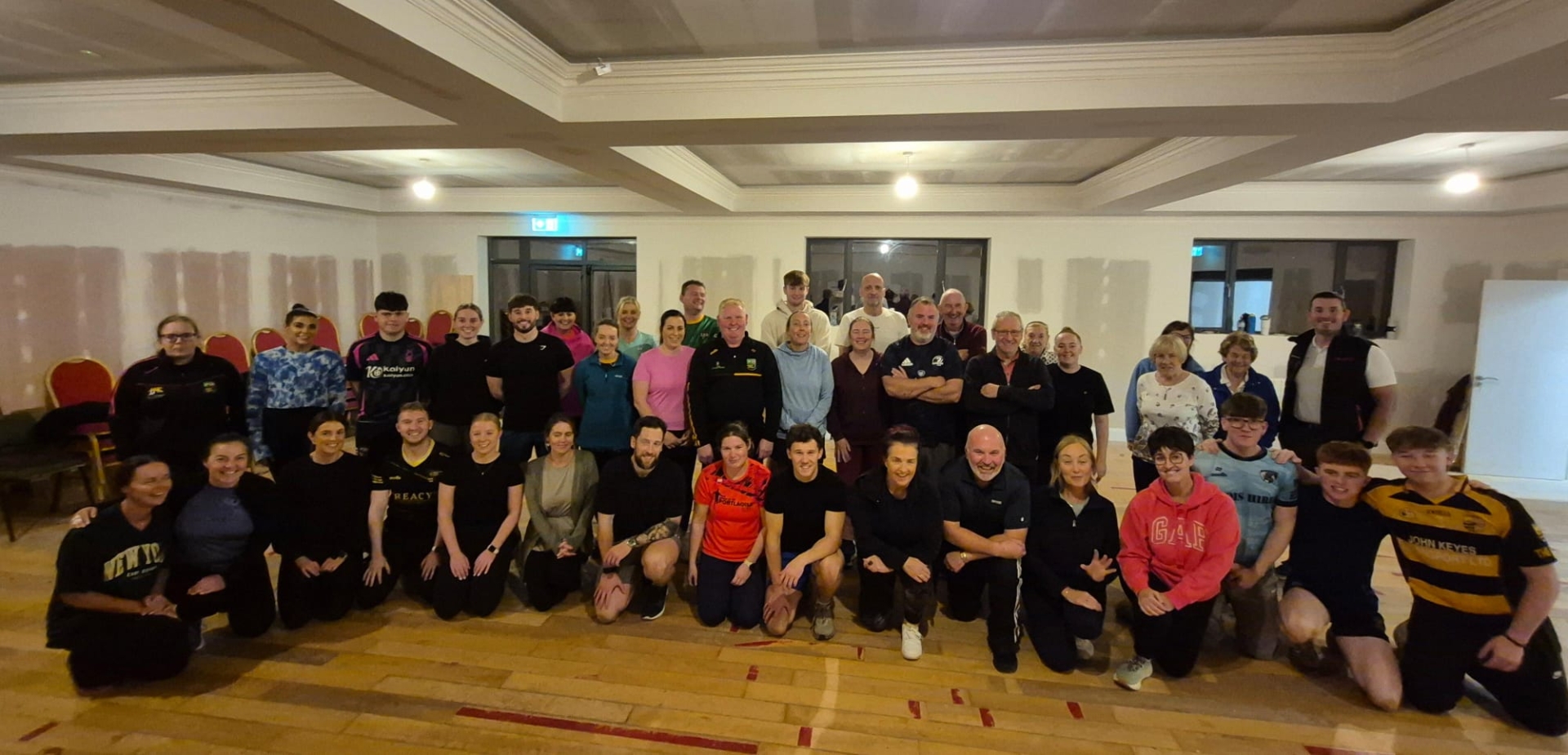 Participants in The Heath GAA Lypsycnc Battle which takes place next January in Killenard.