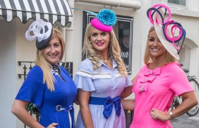 Lorna Doogue (centre) of Lady Lorna Designer Emporium on Kieran Street, Kilkenny City