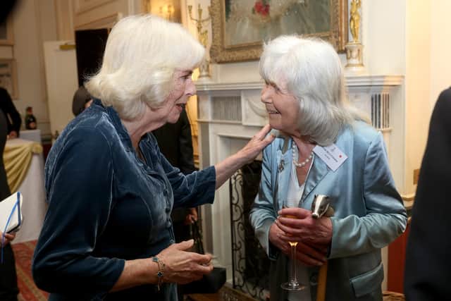 The quote was met with laughter from those watching, before the Queen added: “Dear Jilly, how we’d love to see just one of you here today.”
