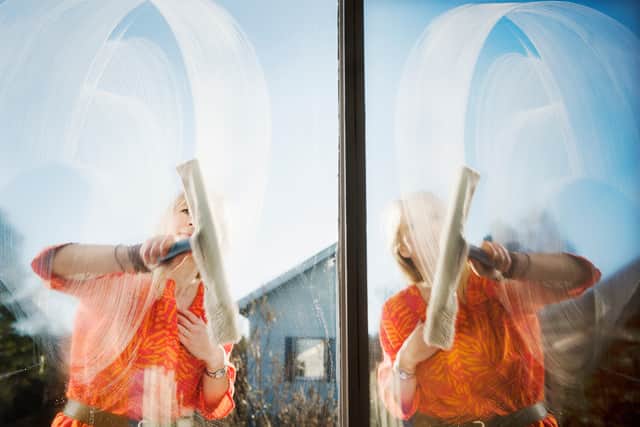 Using a microfibre cloth to dry your windows will also make sure the glass is crystal-clear without lint, advises Munby.